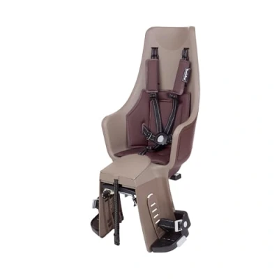 Imagen de BOBIKE 8011200034 Silla Trasera Exclusive Maxi Plus para Bicicletas con Ruedas de 26 a 29 Apta niños Peso máximo 22kg Anclaje en el portaequipajes Color Marrón Toffee