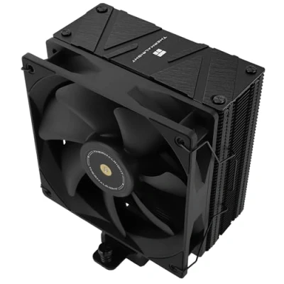 Imagen de Thermalright Assassin Spirit 120 EVO DARK TL E12B V2 PWM Enfriador de CPU con tubos calor 4 x 6 mm, 156 mm alto, para Intel 1700/1150/1151/1200, AM4 AM5, LGA17XX