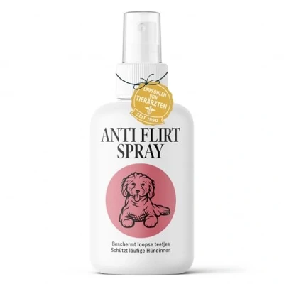 Imagen de Sensipharm &#039;s Antiflirt Spray para perros 100 ml. Protege a las perras corridas de los