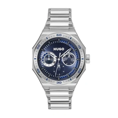 Imagen de HUGO Reloj silvercoloured/blue, Hombre, Talla: One Size, Silver coloured/blue