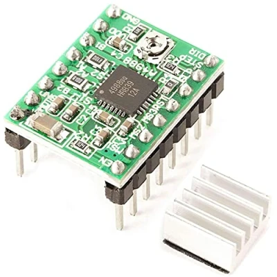 Imagen de AZDelivery A4988 Modulo Controlador de Motor Paso a con disipador Calor Compatible Arduino eBook Incluido