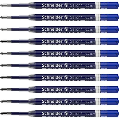 Imagen de Schneider 103903 Gelion 39 Recambio gel para bolígrafo (lote de 10 unidades), color azul