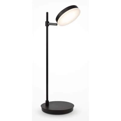 Imagen de Maytoni lámpara de mesa LED Fad, negra, metal 47 cm regulable