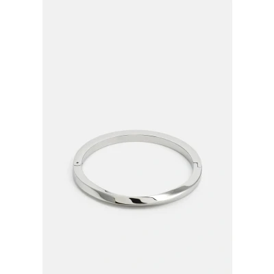 Imagen de Calvin Klein Polished Hinged Bangle Bracelet Pulsera silvercoloured, Mujer, Talla: One Size, Silver coloured