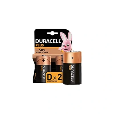Imagen de Pack pilas DURACELL Simply LR20 D x 2 uds