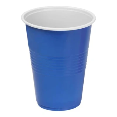 Imagen de Algon Set De Vasos Color Azul 250cc 25 Unidades Plástico Resistente Y Reutilizable Diseño Moderno Elegante Ideal Para Fiestas Eventos
