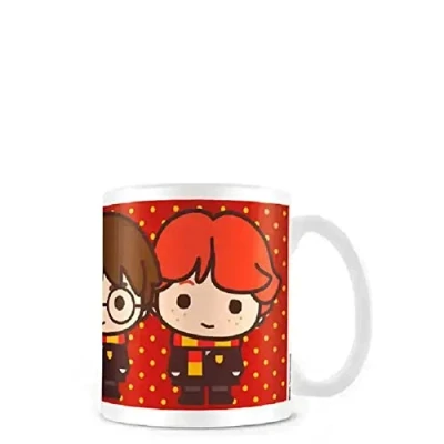 Imagen de Harry Potter Taza Chibi Ron Hermione, 315 ML