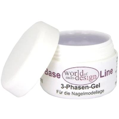 Imagen de Mundial de Nails Design Basic Line Gel UV Trifásico viscosidad media Transparente 30 ml