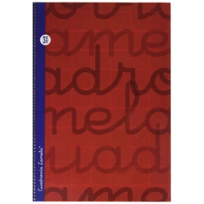 Imagen de Lamela 7FTE003R Cuaderno folio en espiral, color rojo