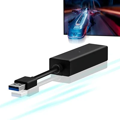 Imagen de Tolesum PS5 / Slim VR Adaptador de Cámara para PS VR, PS4 Cable Convertidor a Compatible con Consola PS5, USB 3.0 Juegos Accesorios