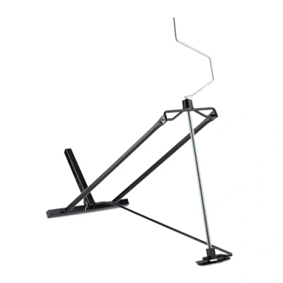 Imagen de relaxdays Elevador Cortacésped 400 kg, Gato Quad y Tractor, Ángulo de Inclinación Ajustable, 1 Ud., Acero, Negro