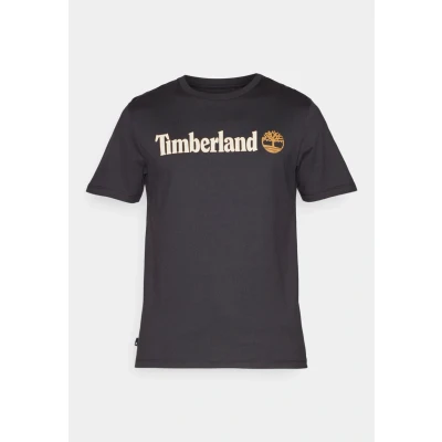 Imagen de Timberland Linear LOGO Short Sleeve TEE Camiseta estampada, Hombre, Talla: Large, Black