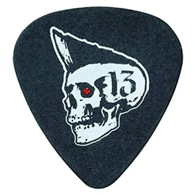 Imagen de JIM DUNLOP Púas Lucky 13 serie II, Saco de 36, 0,60mm, Psychobilly, Negro