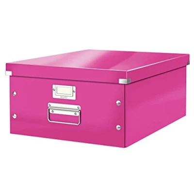 Imagen de Leitz Caja de almacenamiento grande A3. Fucsia, Click and Store, 60450023