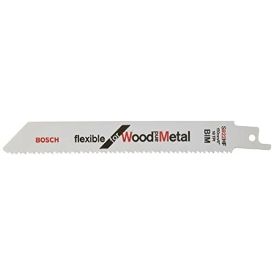 Imagen de Bosch Accessories 100 unidades Hoja de sierra sable S 922 HF Flexible for Wood and Metal (Longitud 150 mm, accesorio sable)