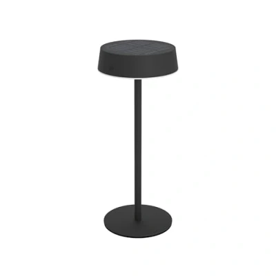Imagen de EGLO Lámpara solar de mesa LED para exteriores, batería inalámbrica, regulable, metal en negro, cálido, neutro frío, IP54