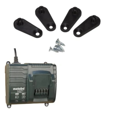 Imagen de Soporte de pared cargador 18 V para Bosch, Makita, Metabo accesorio perfecto taller, … (Metabo)
