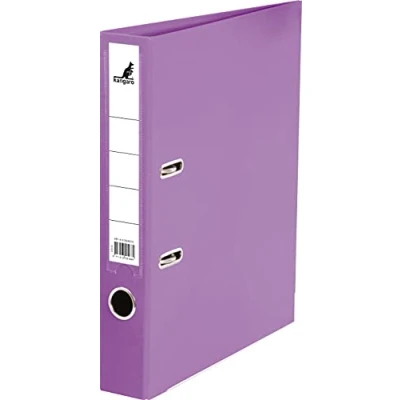 Imagen de Kangaro carpeta de plástico polipropileno 5 cm ancho DIN A4, color morado (carpeta anillas, palanca, cartas)