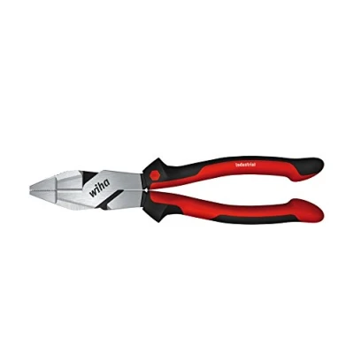 Imagen de Wiha z02225002 Lineman &#039;s Pliers Industrial con Dynamic Joint (Exclusivo Articulación construcción para mejor Transferencia de fuerza) y cortar extra larga (40927) 250 mm