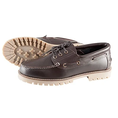 Imagen de PFIFF Freizeitschuhe Canvas Lederschuhe Zapatos, Mujer, marrón, 42