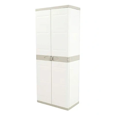 Imagen de Armario TITANIUM70cm 4 ESTANTES color BEIG(70cm de ancho x 44cm hondo x176cm Alto)