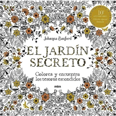 Imagen de El jardín secreto. Edición especial limitada décimo aniversario: Colorea y encuentra los tesoros escondidos (SIN COLECCION)