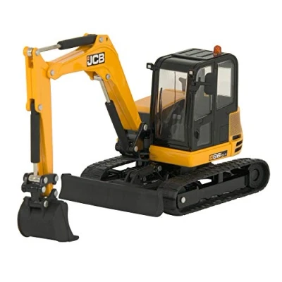 Imagen de Britains Excavadora Midi JCB, Color Amarillo y Negro (Tomy 43013)