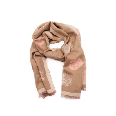 Imagen de QUEEN HELENA Bufanda de Invierno para Mujer SC22 5 marrón, Talla única