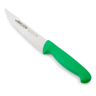 Imagen de Arcos Serie 2900 Cuchillo Cocina Hoja de Acero Inoxidable NITRUM 150 mm Mango inyectado en Polipropileno Color verde