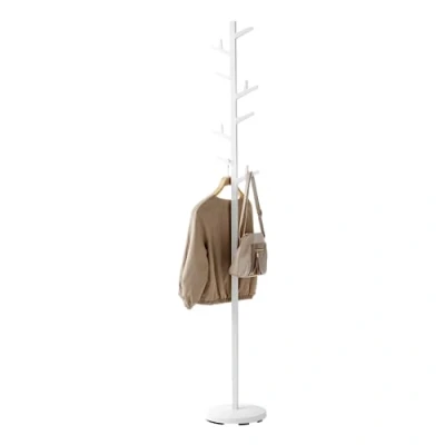 Imagen de YAMAZAKI 7066 BRANCH Perchero, blanco, Acero/Resina ABS, minimalista, 28 x 176 cm