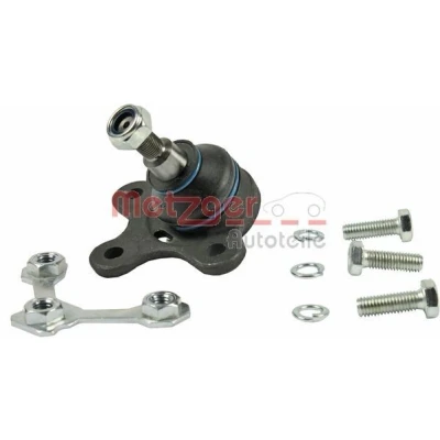 Imagen de METZGER 57004318 Rótula de suspensión Eje delantero, derecha, debajo con material montaje añadido KIT + VOLKSWAGEN: Polo III Hatchback