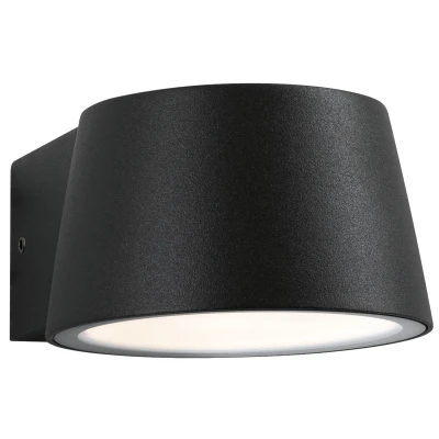 Imagen de Paulmann 94452 Luminaria exterior LED, aplique Capea IP44 blanco cálido incl. 1x6 W iluminación, negro, luz exterior, aluminio, jardín 3000 K