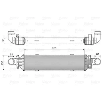Imagen de VALEO 818631 Intercooler sin válvula EGR MERCEDES BENZ: Clase C Berlina, T modell, E Berlina