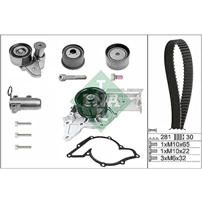 Imagen de INA 530 0480 30 bomba de agua + Kit Distribucion con AUDI: A4 B6/B7 Cabrio, B6 Berlina, Avant