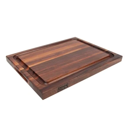 Imagen de Boos Block Tabla de Cortar Nogal Ranura Para Jugo Cocina Profesional Reversible Madera Grande 46 x 31 4 cm