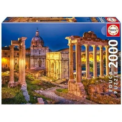 Imagen de Educa Puzzle de 2000 Piezas para Adultos Foro Romano. Incluye Pegamento Fix Puzzle. A Partir 14 años (19619)