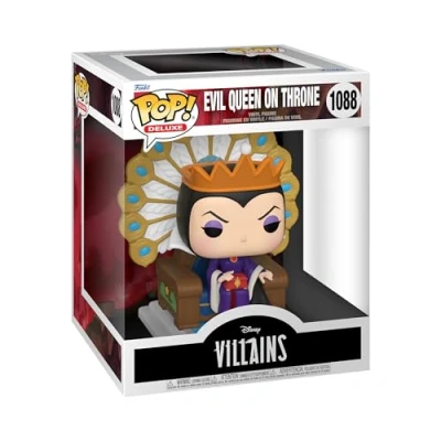 Imagen de Funko Pop! Deluxe: Disney Villains Evil Queen On Throne Figura de Vinilo Coleccionable Idea Regalo Mercancia Oficial Juguetes para Niños y Adultos Movies Fans