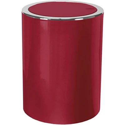 Imagen de Gedy Clap Papelera 5 l, Rojo Vino, 19x19x24.5 cm