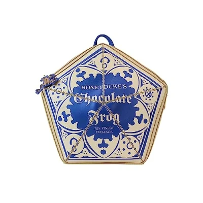 Imagen de Loungefly mochila peque a de rana chocolate Harry Potter, Oro, Talla nica, Mini
