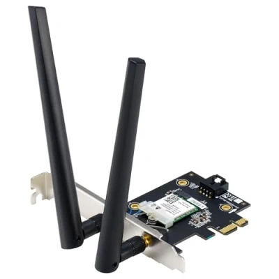Imagen de ASUS BE6500 Adaptador WiFi 7 PCI E tribanda (802.11be Bluetooth 5.4, Seguridad de Red WPA3, OFDMA y MU MIMO, Multi Link Operation)