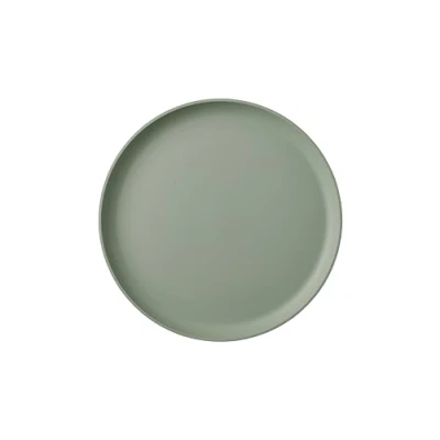 Imagen de Mepal Plato llano Silueta Apto para lavavajillas y microondas Platos de plástico llanos Vajilla 26 cm Nordic sage