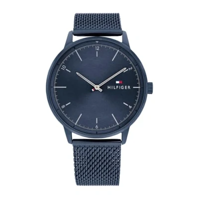Imagen de Tommy Hilfiger Reloj Analógico de Cuarzo para hombre con correa malla acero inoxidable Azul 1791841