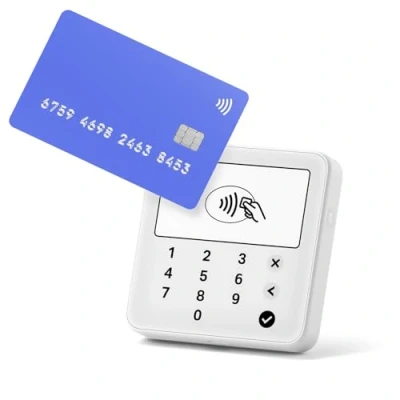 Imagen de SUMUP Solo Lite: un datáfono Blanco de tamaño Bolsillo para pagos contactless Que acepta Tarjetas crédito, débito, Apple Pay, Google Pay y Mucho más.