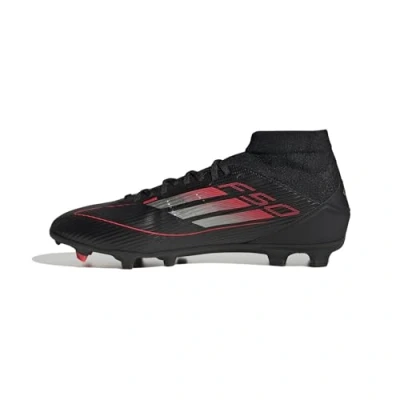 Imagen de adidas F50 League Football Boots FG/MG, Botas de fútbol Unisex Adulto, Core Black/Iron Met./Lucid Red, 43 1/3 EU
