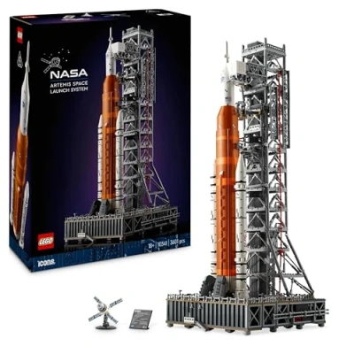 Imagen de Lego Icons Sistema de Lanzamiento Espacial Artemis la NASA con Cápsula Orión, Maqueta Cohete para Adultos, Decoración del Hogar y Oficina, Hombres Mujeres 10341