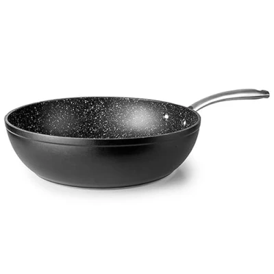 Imagen de IBILI Sarten Honda Quarzo 24 Cm, Aluminio, Antiadherente, Apto para induccion, PFAS FREE