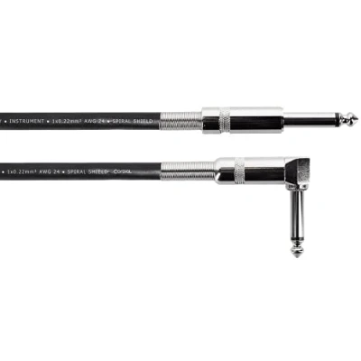 Imagen de CORDIAL ECL EI3PR Cable Guitarra jack 3 m recto/angular