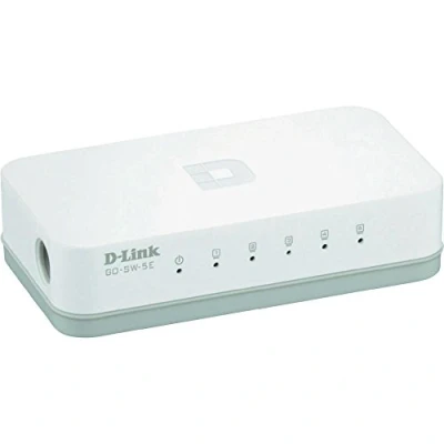 Imagen de D Link GO SW 8E Switch de red con 8 puertos 10/100 Mps, blanco
