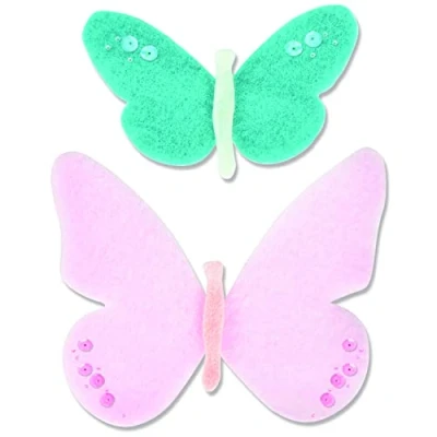Imagen de Sizzix Troquel Bigz Textile Mariposas de Jenna Rushforth 665902 Capítulo 2 2022, Papel Metal, Multicolor, One Size