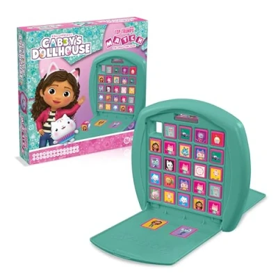 Imagen de Top Trumps Match La Casa De Muñecas Gabby Juego Mesa, Juegos Infantiles, Conecta 5 Dados Iguales En Tu Propio Tablero, Memoria 4 Años, para 2 Jugadores